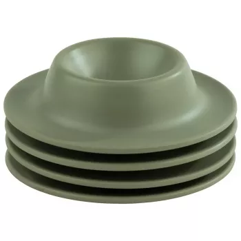 APS EGGY eierdopjesset met 4 stuks, groen melamine, 85 mm diameter, vaatwasmachinebestendig 85295