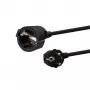 E+P Schuko verlengkabel SV 12 10m zwart - 1 stopcontact
