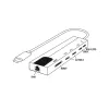 E+P USB-C multiport-adapter 6-in-1 MPA6 zwart/zilver
