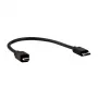E+P CC 324/02 USB 3.1 kabel, 0,2 m, USB-C naar micro-B, zwart 0000853270