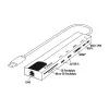 E+P USB-C multiport-adapter 8-in-1 MPA8 zwart/zilver