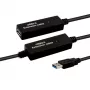 E+P USB 3.0 actieve verlengkabel 10m zwart CC380/10 874110