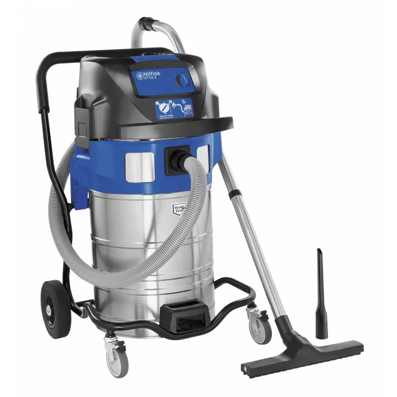 Nilfisk ATTIX 961-01 nat- en droogzuiger 70L 3000W blauw/zilver 302002900