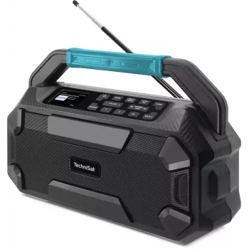 TechniSat VIOLA 231 OD DAB+ & UKW bouwradio met Bluetooth, spatwaterdicht IPX4, zwart