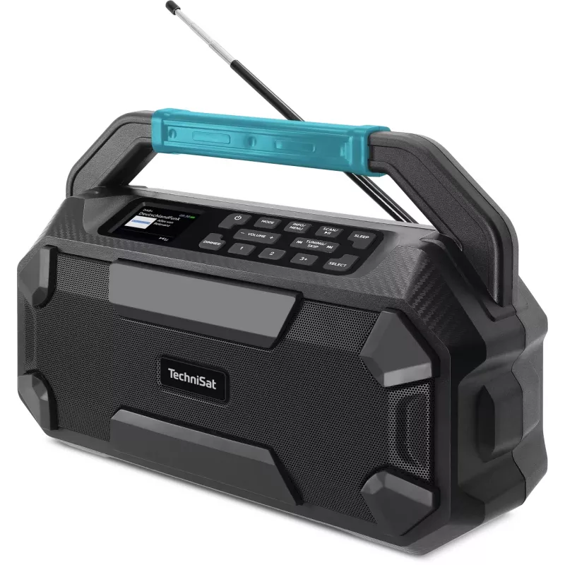 TechniSat VIOLA 231 OD DAB+ & UKW bouwradio met Bluetooth, spatwaterdicht IPX4, zwart