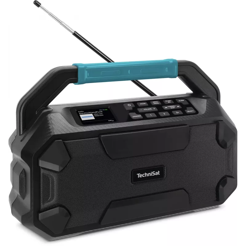 TechniSat VIOLA 231 OD DAB+ & UKW bouwradio met Bluetooth, spatwaterdicht IPX4, zwart