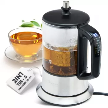ProfiCook 501165 theezetter 0,5 L 1100 W zwart – RVS