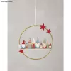 Rayher decoratieartikel naturel houten lat kabouterfamilie, 2 st. (46805505)