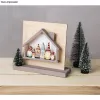 Rayher decoratieartikel naturel houten lat kabouterfamilie, 2 st. (46805505)