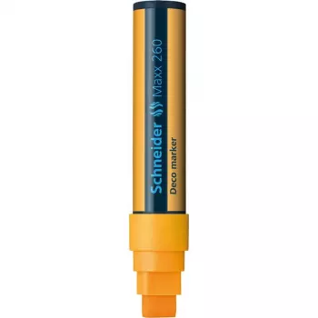 Schneider Maxx 260 Deco krijtmarker, 5-15 mm, oranje 126006