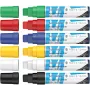 Schneider Paint-It 330 V1 acrylmarker-set, 6 verschillende kleuren, 15 mm beitelpunt 120396