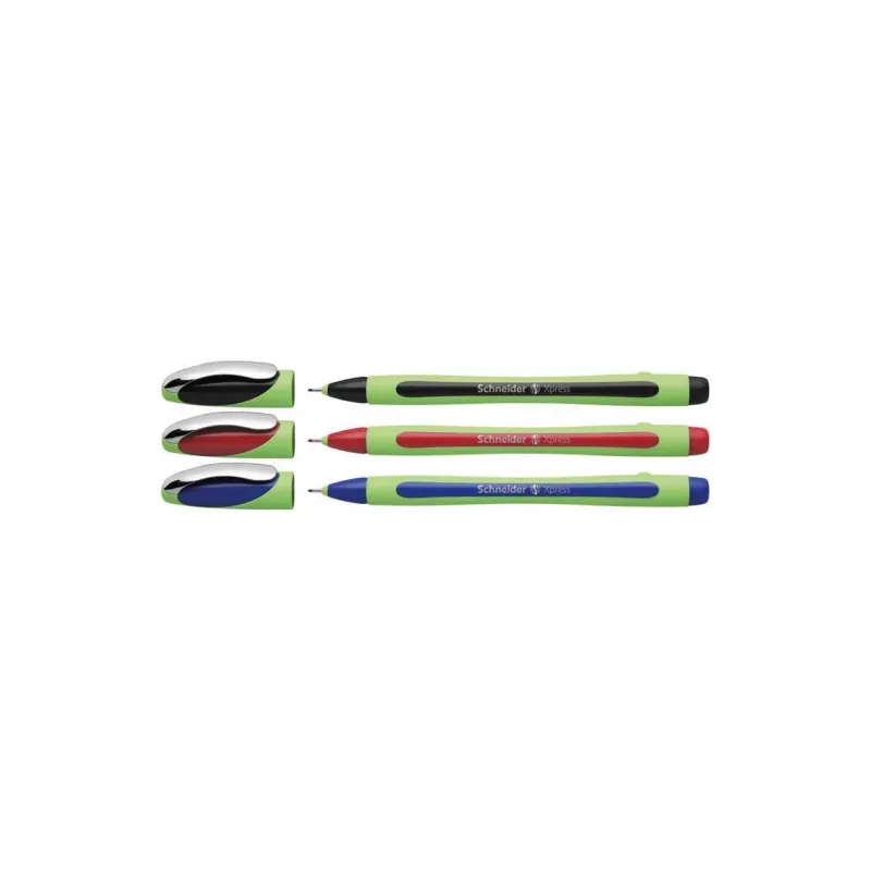 Schneider fineliner XPRESS 3-delige set (zwart, blauw, rood) 190093