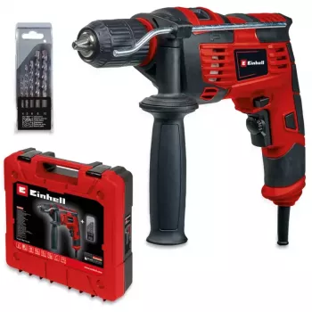 Einhell TC-ID 720/1 E Kit klopboormachine 720 W met 5-delige borenset en draagkoffer 4259846