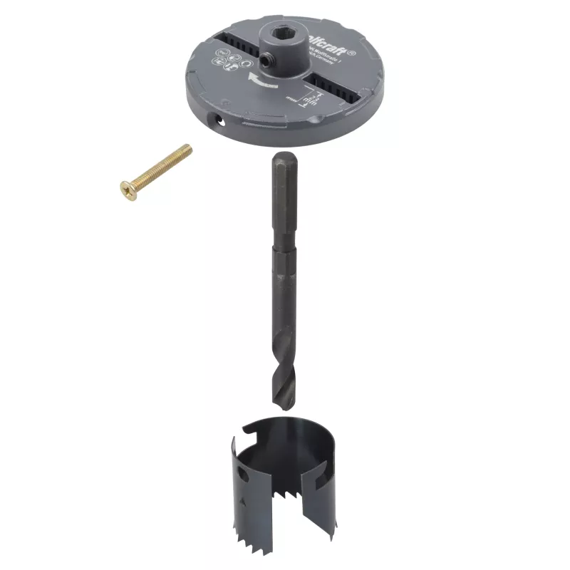 wolfcraft multi-gatenzaag Ø 25-65 mm, 6 zaagbladen, snijdiepte 23 mm (2165000)