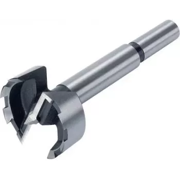 Wolfcraft 1002000 Forstnerboor-set, 5-delig, 15–35 mm, koolstofstaal, getande snede, in kunststofkoffer