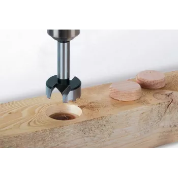 Wolfcraft 3326000 Forstnerboor 45 mm, totale lengte 90 mm, cilindrische schacht