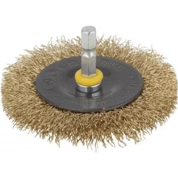 Wolfcraft schijfborstel met 1/4 inch (6,3 mm) schacht 2110000