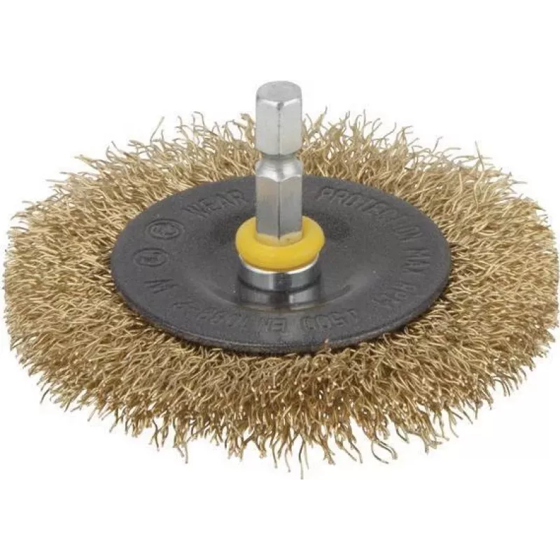 Wolfcraft schijfborstel met 1/4 inch (6,3 mm) schacht 2110000