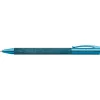Faber-Castell Ambition balpen – blauwe houten behuizing, zwarte inkt, chromen sierring 148035