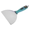 Wolfcraft 4047000 voegspatel 255 mm x 150 mm RVS flexibel blad met ergonomische greep