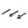 Wolfcraft 2504000 verzinkset, 3-delig, 6/12/16 mm, gereedschapsstaal, cilindrische schacht