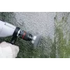 Wolfcraft potborstel met 1/4 inch (6,3 mm) schachtdiameter, 50 mm borsteldiameter, gegolfd staaldraad 2106000