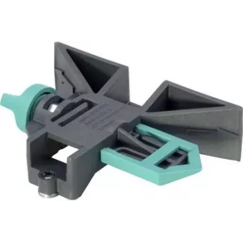 Wolfcraft 5221000 geleiderail-eindstop, kunststof, zwart