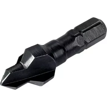 Wolfcraft 2547000 verzinkboor 10 mm gereedschapsstaal 1/4 inch zeskantschacht