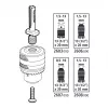 wolfcraft 2640000 SDS-plus boorhouderadapter 1/2 inch-20 UNF