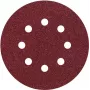 Wolfcraft 3180000 klit-schuurschijven, 125 mm, korrel 24, 5-pack