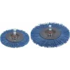 Wolfcraft nylon schijfborstel, schacht Ø 1/4 inch (6,3 mm), 75 mm, P80 2726000