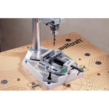 Wolfcraft 3423000 bankschroef met 85 mm bekbreedte en 80 mm spanwijdte