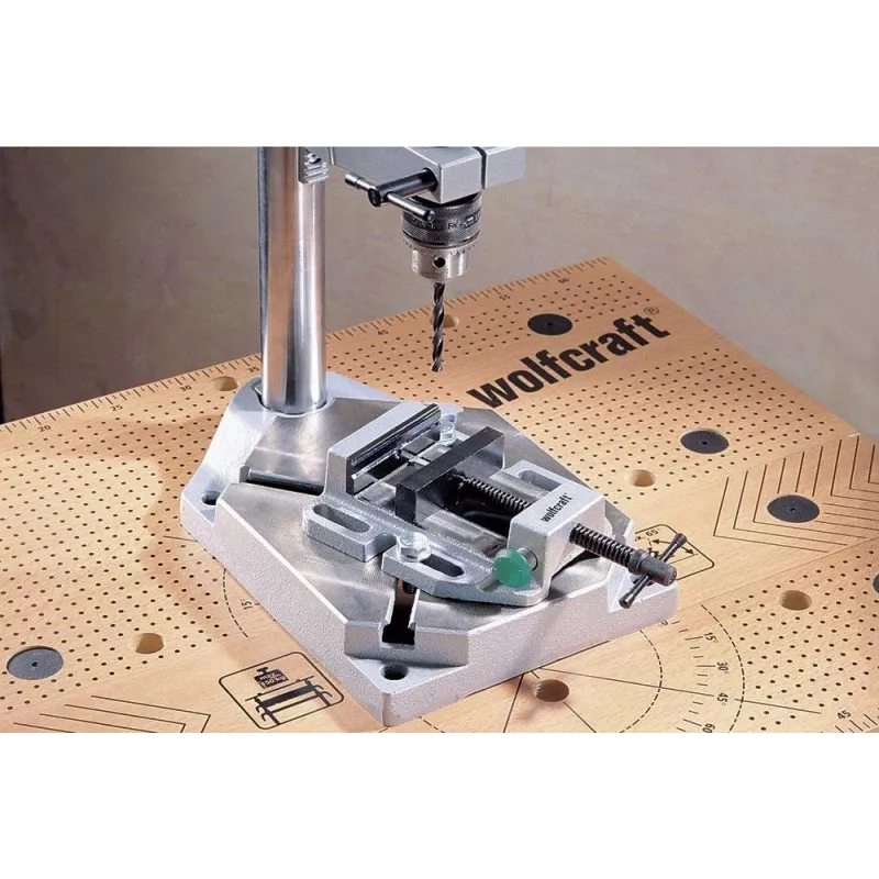 Wolfcraft 3423000 bankschroef met 85 mm bekbreedte en 80 mm spanwijdte