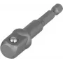 Wolfcraft 2414000 dopsleuteladapter 1/4 inch aandrijving naar 1/2 inch dopsleutel, 72 mm, chroom-vanadium
