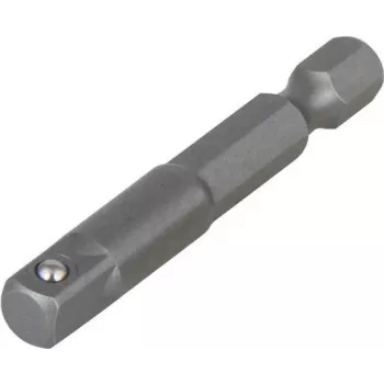 Wolfcraft 2415000 dopsleuteladapter 1/4 inch aandrijving naar 3/8 inch aandrijving, 65 mm
