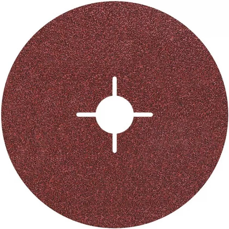 Wolfcraft 2476000 Schuurpapier voor schuurschijf, ongeperforeerd, korrel 24/40/60/100, 115 mm, 1 set