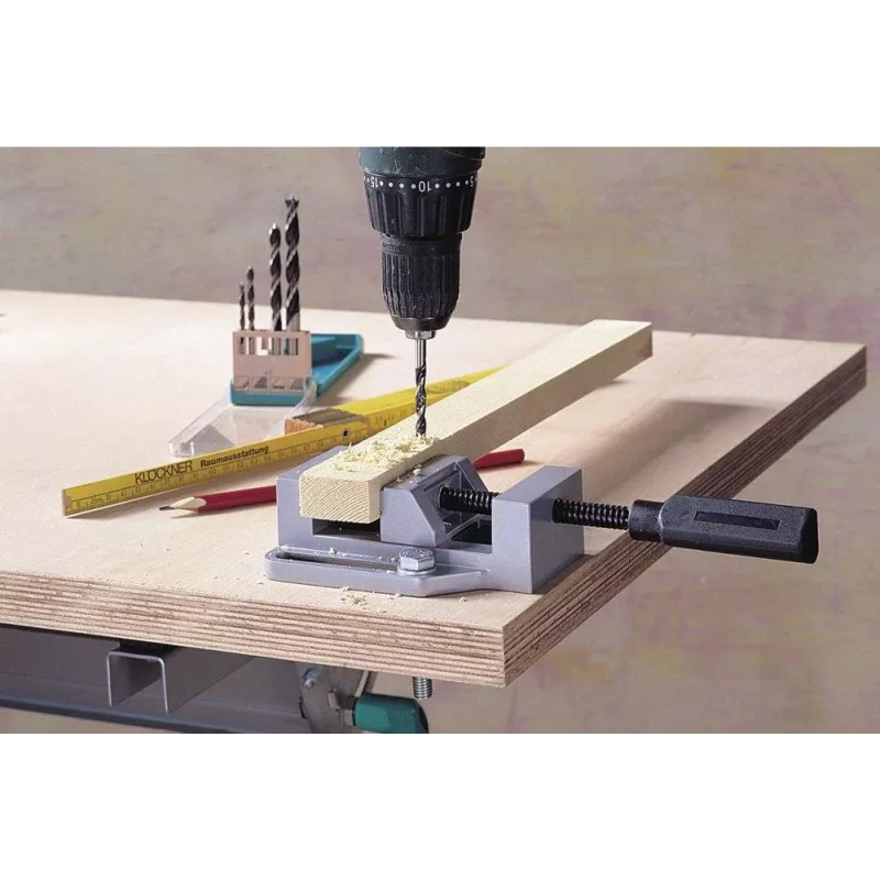 Wolfcraft S-serie machinebankschroef 68 mm bekbreedte, 65 mm spanwijdte, aluminium spuitgiet 3412099