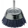 Wolfcraft nylon komstaalborstel, 1/4 inch (6,3 mm) schacht, 50 mm diameter, 4500 t/min 2729000