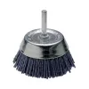 Wolfcraft nylon komstaalborstel, 1/4 inch (6,3 mm) schacht, 50 mm diameter, 4500 t/min 2729000