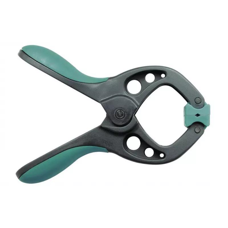 wolfcraft FZ 40 veerklem 40 mm grijs/turkoois 3630000