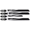 Wolfcraft 8430000 10-delige decoupeerzaagbladset voor hout, T-schacht