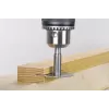 Wolfcraft 3270000 groeffrees met groeffrees, 45 mm diameter, 8 mm schacht, hardmetaal bekleed