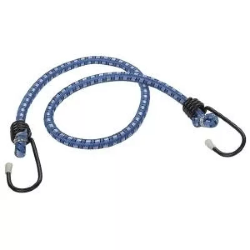 Wolfcraft 3293000 expander rubbertouw 0,5 m x 6 mm, 2 haken, zwart