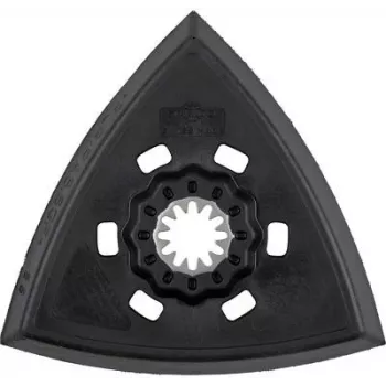 Wolfcraft 4247000 delta-schuurplaat, 93 mm, klittenband, 1 stuk