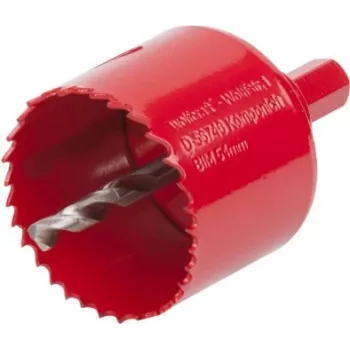 wolfcraft 5472000 bi-metaal HSS gatenzaag 20 mm voor hout, metaal, kunststof, gipsplaat