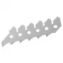 Wolfcraft 5893000 vervangbladen voor gatrandontbraamer, 6 stuks