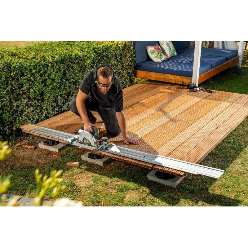 wolfcraft verlengingsset voor geleiderail FKS 145, verlengt tot 255 cm (6914000)