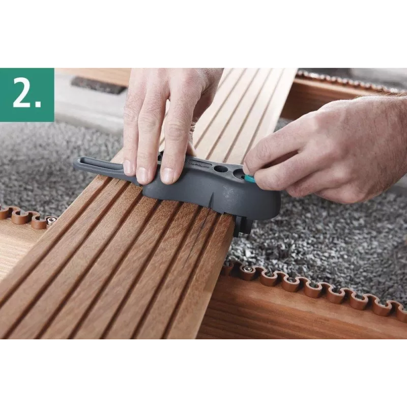Wolfcraft 6960000 terrasboor-set | 6-delige HSS-verzink- & pilootboor-set voor hout, WPC, BPC