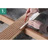 Wolfcraft 6960000 terrasboor-set | 6-delige HSS-verzink- & pilootboor-set voor hout, WPC, BPC