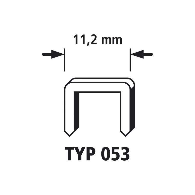 Wolfcraft tacocraft handtacker type 53 nietjes 4-10 mm (7090000)